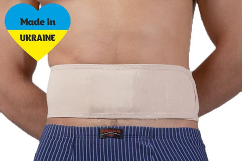 Umbilical Ventral Belt Hernia Reduction Binder with Navel Pad, Abdominal Support for Men and Women