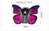 KADS 100pcs Big Size Butterfly-shape Self Adhesive Gel Nail Extension Forms for Acrylic Nails Tips
