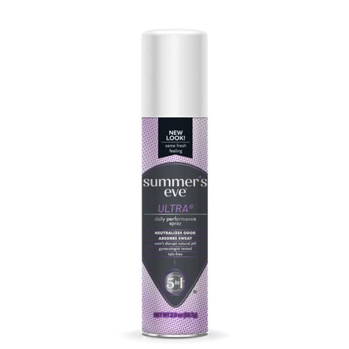 Summers 2 (Pack 2) Eve Ultra Daily Active Feminine Freshening Spray, Intimate Deodorant, Neutralizes Odor, pH Balanced