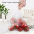Immuson 12 20 (4 Rolls-1400 Food Storage Bag, x Plastic Produce Bag on a Roll Fruits, Vegetable, Bread, Food Storage