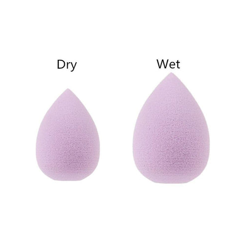 6PCS Mini Makeup Sponge Set, Small Beauty Blender for Foundation, Powder, Concealer, Highlight, Purple