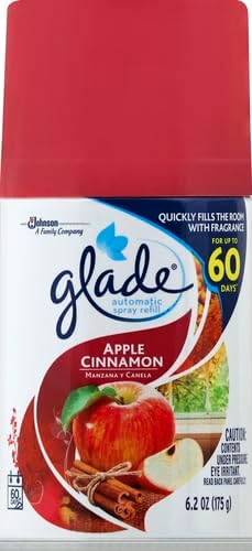 Glade Automatic Spray Refill, Air Freshener for Home and Bathroom, Apple Cinnamon, 6.2 Oz
