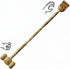 mikabaka 2 1 Hammer, in Wooden Back Scratcher and Massager Long Handle Manual Back Tapper for Itching Relief, Muscle