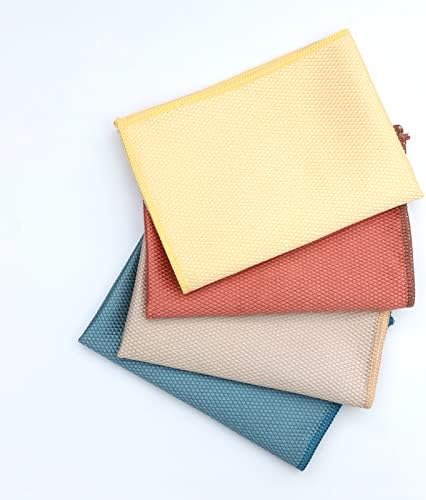 Miracle Reusable Microfibre Cleaning Cloths, 6 Count for Glasses, Windows, Dishes, Car Interior, Lint Free, Various