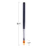 JERCLITY 5pcs Acrylic Nail Gradient Shading Brushes Set - Double Ended Nail Sponge Pen Manicure Tools