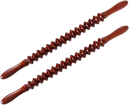Wooden Massage Stick for Full-Body Relaxation - LALAFINA Yoga Rod