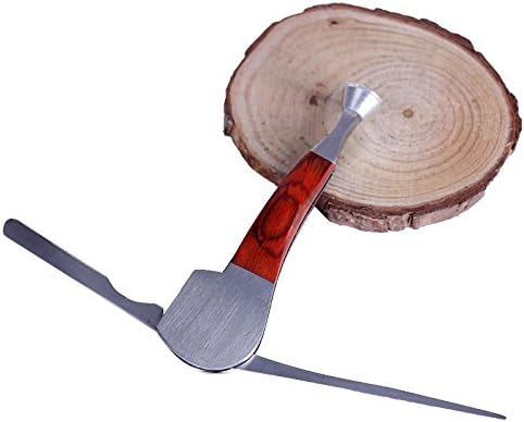 3 in 1 Stainless Steel and Rosewood Tobacco/Smoking Pipe Scraper Nozzle Cleaner Tamper Tool Set