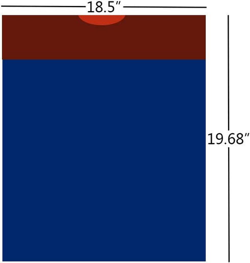 Bringer 3 Gallon Small Drawstring Trash Bags, 200 Counts, Blue Garbage Bag