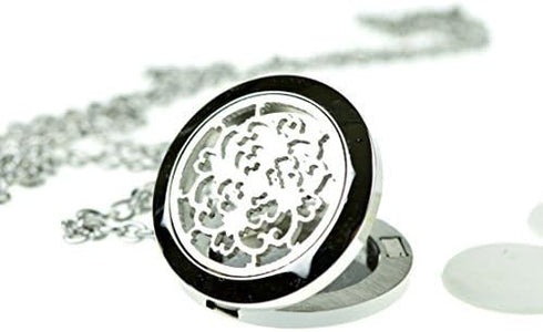 Wild Essentials Cross Essential Oil Diffuser Necklace Gift Set - Includes Aromatherapy