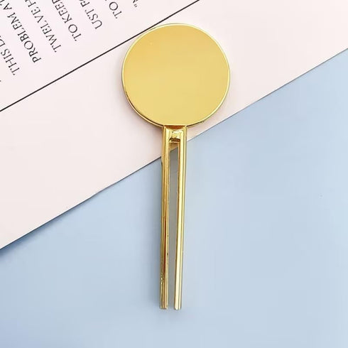 WLngtv 2 Pcs Stainless Steel Toothpaste Squeezer, Tube Squeezer, Tube Wringer Keys Dispenser Roller for Toothpaste