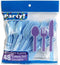 Light Blue Plastic Utensils, 48-Count Bags for Parties and Events