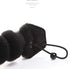 Set of 2 Black Magic Hair Styling Donut Bun Ring Styler Maker for Women, 1 Large + 1 Small