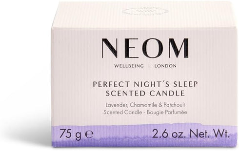 'NEOM- Perfect Night's Sleep Scented Candle, Travel Size | Lavender & Jasmine | Essential Oil Aromatherapy Candle |