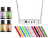 Wild Essentials Hope Essential Oil Diffuser Bar Necklace Gift Set Aromatherapy Pendant,