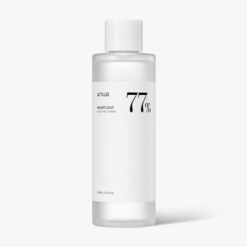 Anua Heartleaf 77 Soothing Toner - 250ml / 8.45 fl.oz | pH 5.5, Calming Skin, Refreshing, Hydrating, Cruelty Free, Vegan