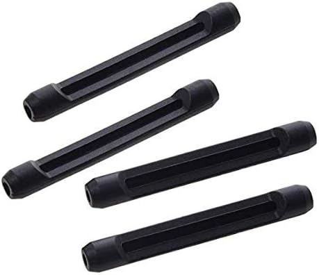 5 Pairs Black Soft Silicone Eyeglass Ear Cushions, Anti Slip Glasses Ear Hook Comfort Sport Ear Grips