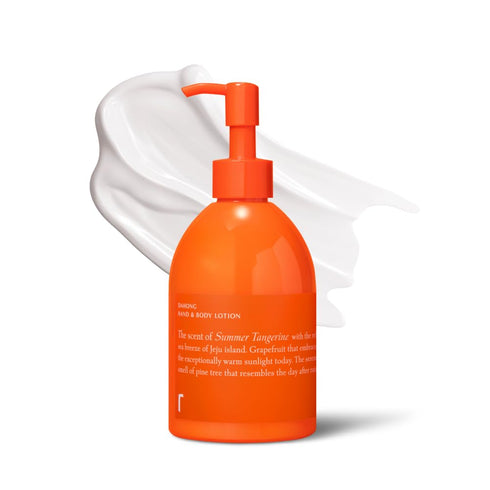 RATAPLAN Dahong Hand & Body Lotion, Vegan Moisturizer with Tangerine of Jeju Island, Korean Skincare, 10.14 fl.oz 300ml