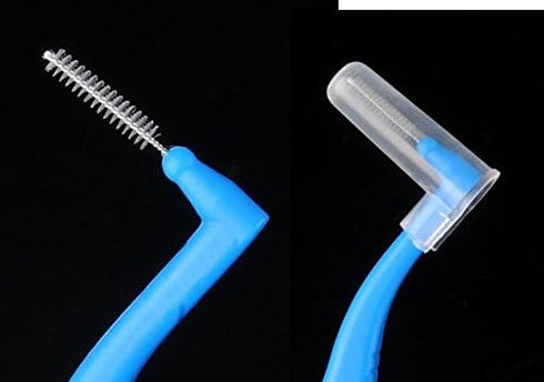 Interdental Angled Brush, Blue, 20 Each (Pack of 2)