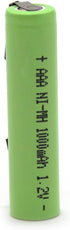 YUTSUJO (10-Pack) 1.2V 1000mAh Ni-MH AAA Rechargeable Battery with Tabs Compatible with Waterpik Toothbrush Electric