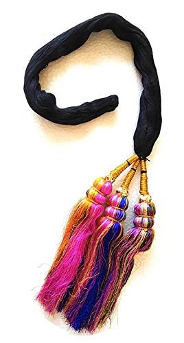 Women's Patiala Shahi Paranda - Traditional Hair Accessory Braid Tassles, MultiColour Design (Pack Of 1)