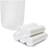 Small Trash Bags, 4 Gallon, Clear White, Waste Basket Bin Liners for Bathroom, Kitchen, Office, Home, 125 Count