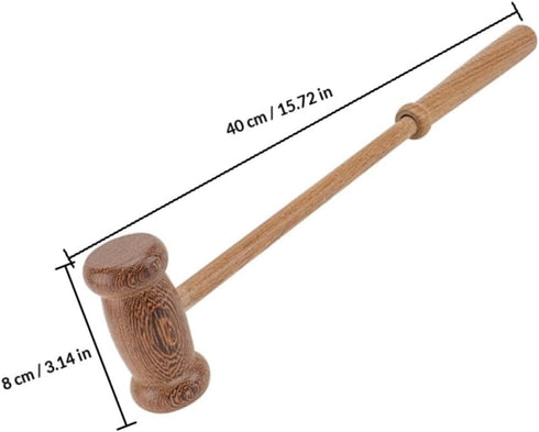 Hammer 2pcs, Hammer Wooden Back Massager Handheld Knock Massager for Body and Foot, Portable Self Massaging Tool