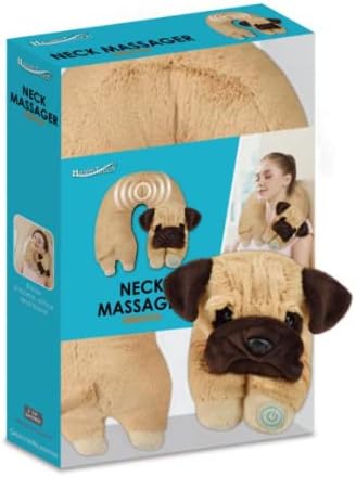 LJIF BCL Health Vibrating Massage Plush Neck Massager Dog & Custom Storage Carrier