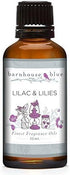 Blue Lilac & Lilies Premium Grade Fragrance Oils by Barnhouse - for Candle, Soap Making, 30ML