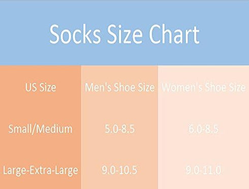 TASOM Compression Copper Socks Over the Calf Below Knee Anti Fatigue Men Woman Foot Feet Ankle Heel Pain Ache Swelling