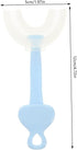 Set 4pcs FRCOLOR Kids U-Shaped Toothbrush Soft Silicone Baby Oral Cleaner Fun Design for Healthy Gums for Travel
