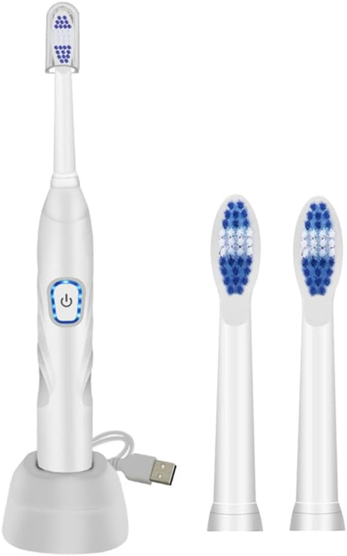 Luxshiny S Electric Toothbrush USB Charging Sonic Vibration Toothbrush Soft Bristle Waterproof Rechargeable for Boys