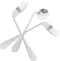 LALAFINA Adaptive Utensils Set, Angled Fork and Spoon for Elderly, Left Handed, Anti Shake Eating Utensils