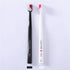 2 Pcs Black and White Heart Shaped Couple Toothbrushes, Eco-Friendly Nano Manual Dental Care Brushes