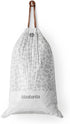L/10.6-12 (40 Brabantia PerfectFit Trash Bags (Size Gal) Thick Plastic Trash Can Liners with Drawstring Handles Bags)