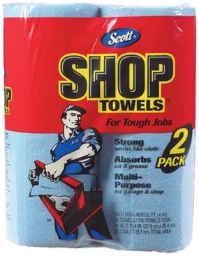 Kimberly-Clark Scott Paper Shop Towels, 10.4 in. W x 11 in. L, 2 pk