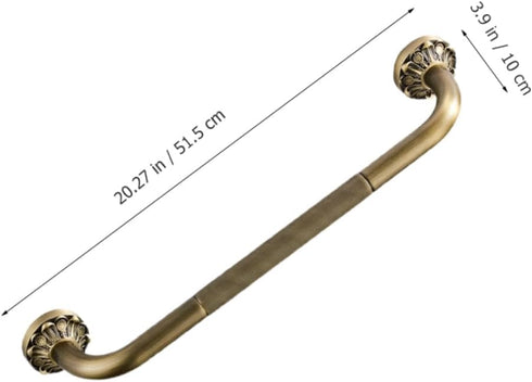 Non Skid Bathroom Safety Grab Bar with Copper Core Durable Handrail for Elderly Shower and Toilet Use Wall Mounted