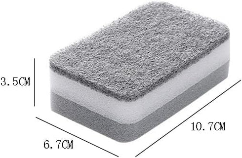 lasenersm 10 Pieces Dishwashing Sponge Kitchen Dishwashing Sponge Non Scratch Scouring Pad Non-Scratch Scouring Pad Non