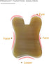 ZHAO SHOP Gua Sha Tablets, Natural Skincare Massage Tool, Facial Back Gua Sha Board, Rejuvenating Skin, Reduce