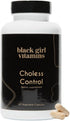 Black Girl Vitamins Cholesterol Control Supplement for Heart, Energy, and Cholesterol Support, Niacin, Gluten-Free, 60ct
