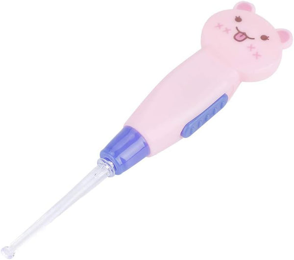 ViaGasaFamido , Pink Cartoon Baby Ear Cleaner LED Earpick Earwax Remover with Replacement