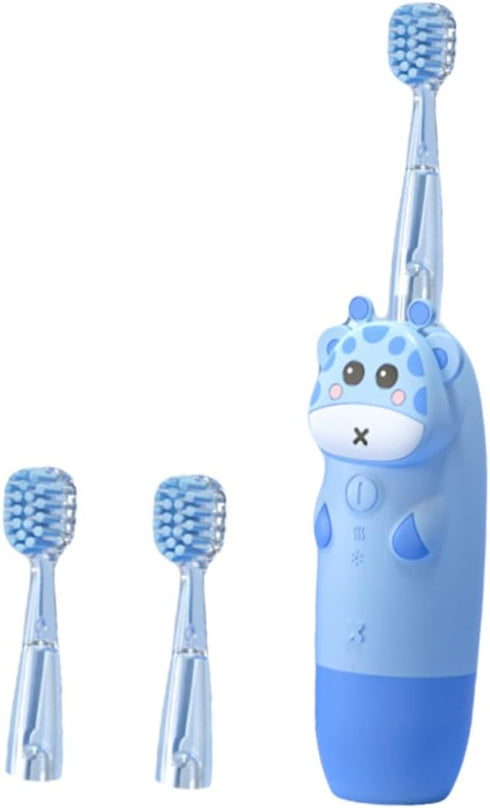 Didiseaon Boys and Girls Sonic Electric Toothbrush Set 4PCS Colorful Deer Design