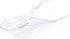 Kingrol 200 Disposable Plastic Appetizer Spoons for Desserts, Soups, Sushi, Dipping Sauces