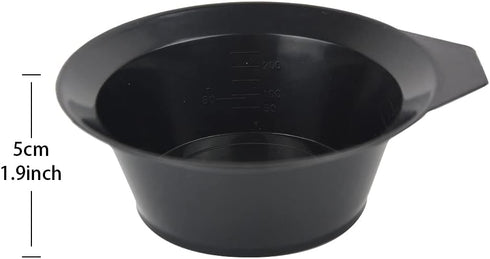 YANTAISIYU 3 Pcs Salon Hair Dyeing Kit Tools - Hair Color Mixing Bowl Tinting Brush and Angled Comb