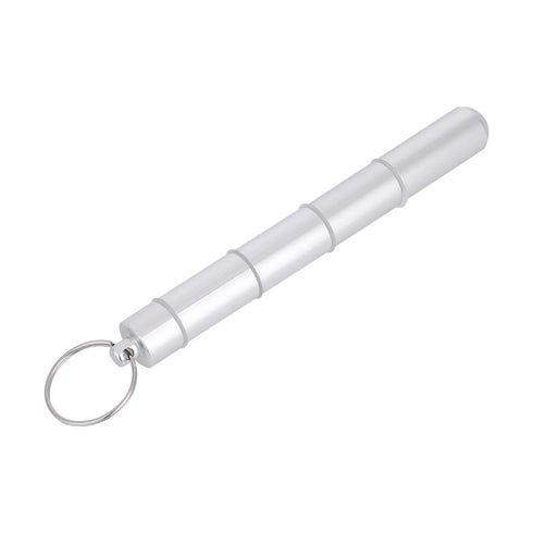 Pill Box - Aluminum Alloy Waterproof Daily Small Organizer for Outdoor Travel, Keychain Holder (5 Cases)