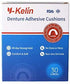 Y-Kelin Lower Denture Adhesive Cushions, Adhesive-Free Pads for Sore Gums, 30 Pads*2 (60 Strips)