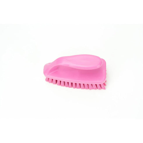 SPARTA Scrub Brush with Iron Shaped Handle and Stiff Bristles, Heavy Duty Scrubber for Kitchen, Bathroom, Shower, Tile,