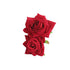 Rose Flower Hair Clip, 3D Red Roses Hair Accessories for Girls Women, Wedding Hair Clip