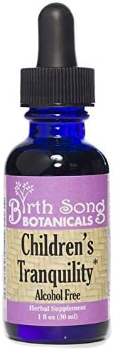 Children's Tranquility Tincture, Herbal Supplement with Valerian Root and Chamomile, 1oz Bottle for Immune Support