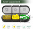 Nexum Market 3 100% 7 21 (3 Weekly Pill Box Takes in Spanish COLOR: BLACK | Individual Pill Boxes for Each Day