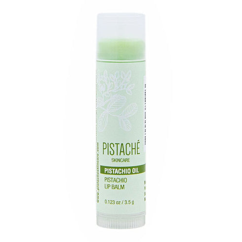 Pistaché Skincare Pistachio Oil Lip Balm, Hydrates and Plumps, Moisturizing and Nourishing, 0.12 oz